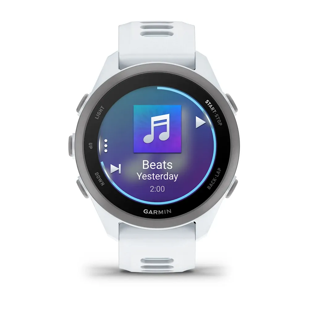 Часы Garmin Forerunner 170 Music Whitestone/Cloud Blue Band