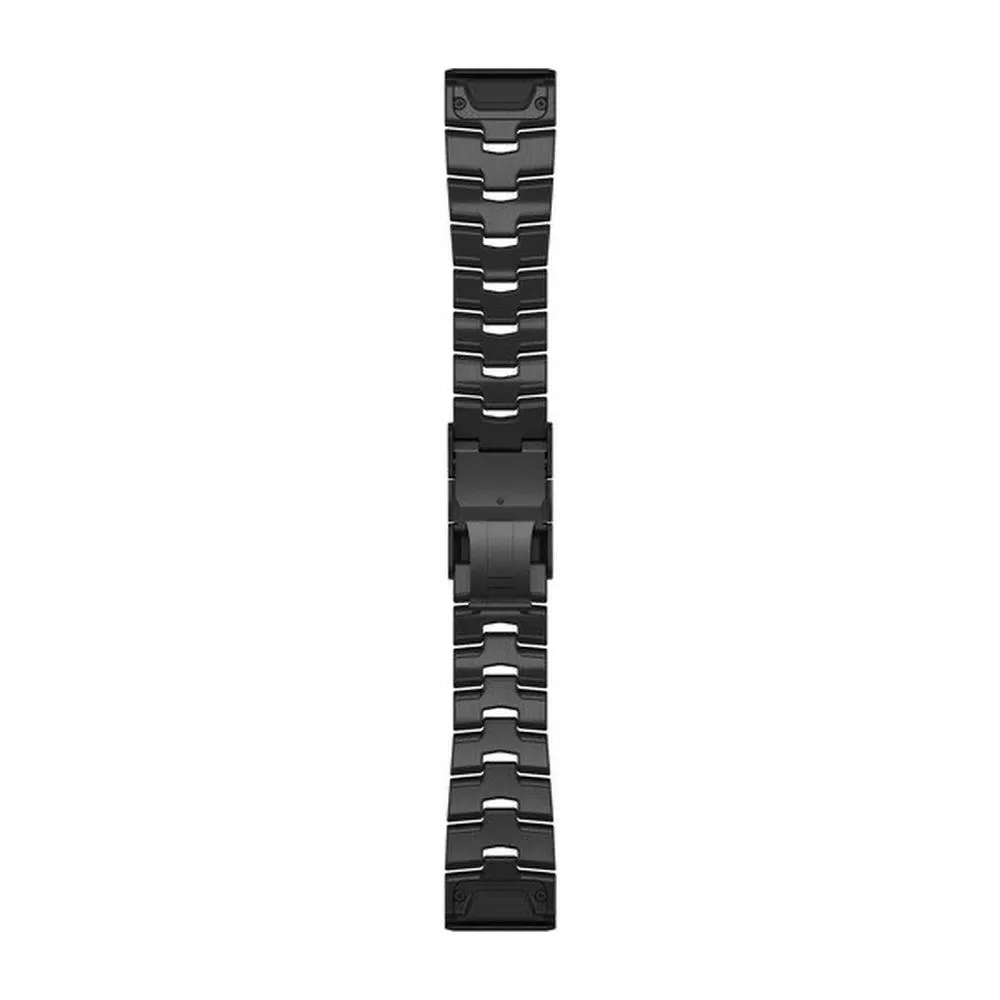 Ремешок Garmin Quickfit 26 Watch Band Vented Titanium Bracelet with Carbon Gray DLC Coating