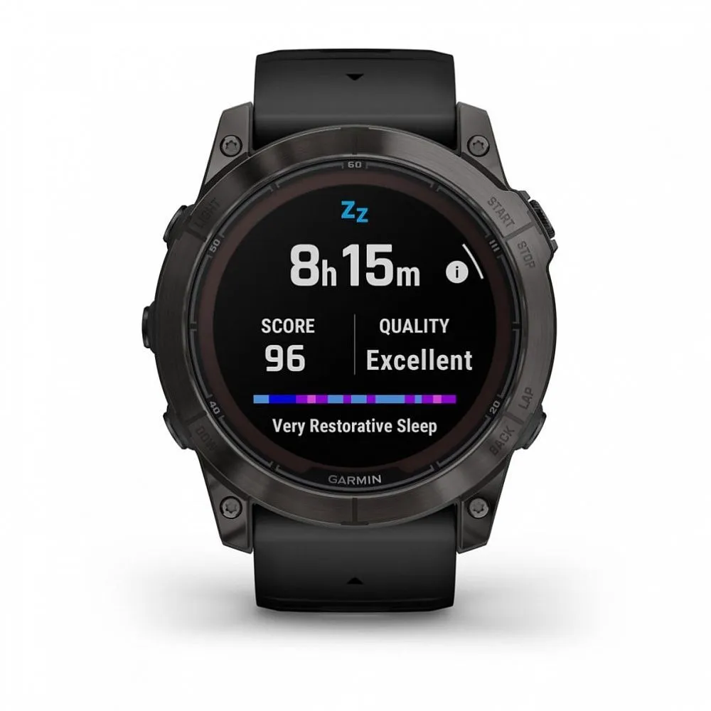 Часы Garmin Fenix 7X Pro - Sapphire Solar Carbon Gray DLC Titanium