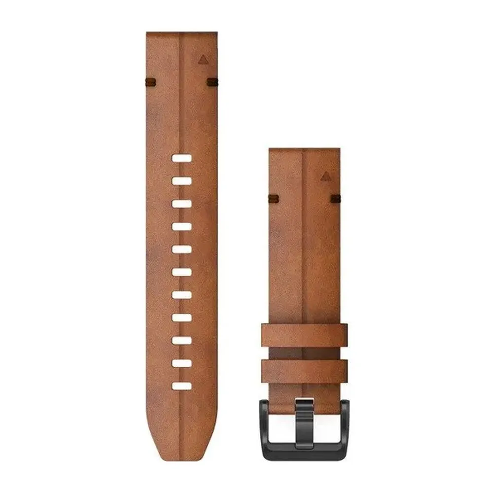 Ремешок Garmin Quickfit 22 Watch Band Chestnut Leather