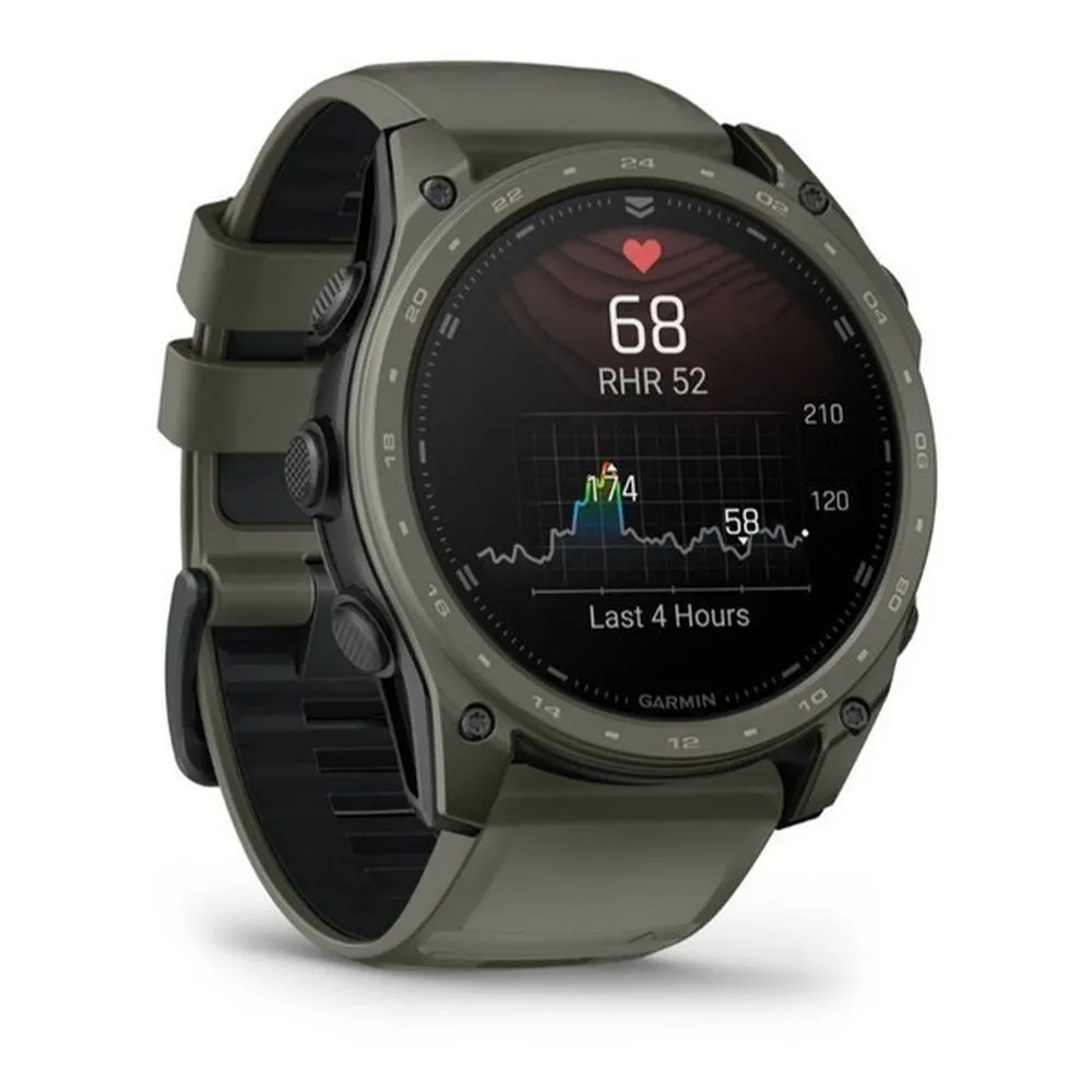 Часы Garmin Tactix 8 - 51mm AMOLED Cerakote Ultralight Solver Olive Drab