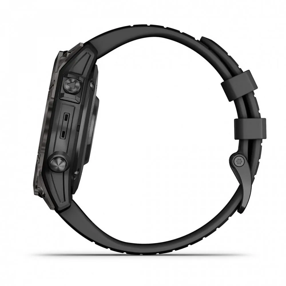 Часы Garmin Epix Pro (Gen 2) Sapphire Edition 47 mm Carbon Gray DLC Titanium
