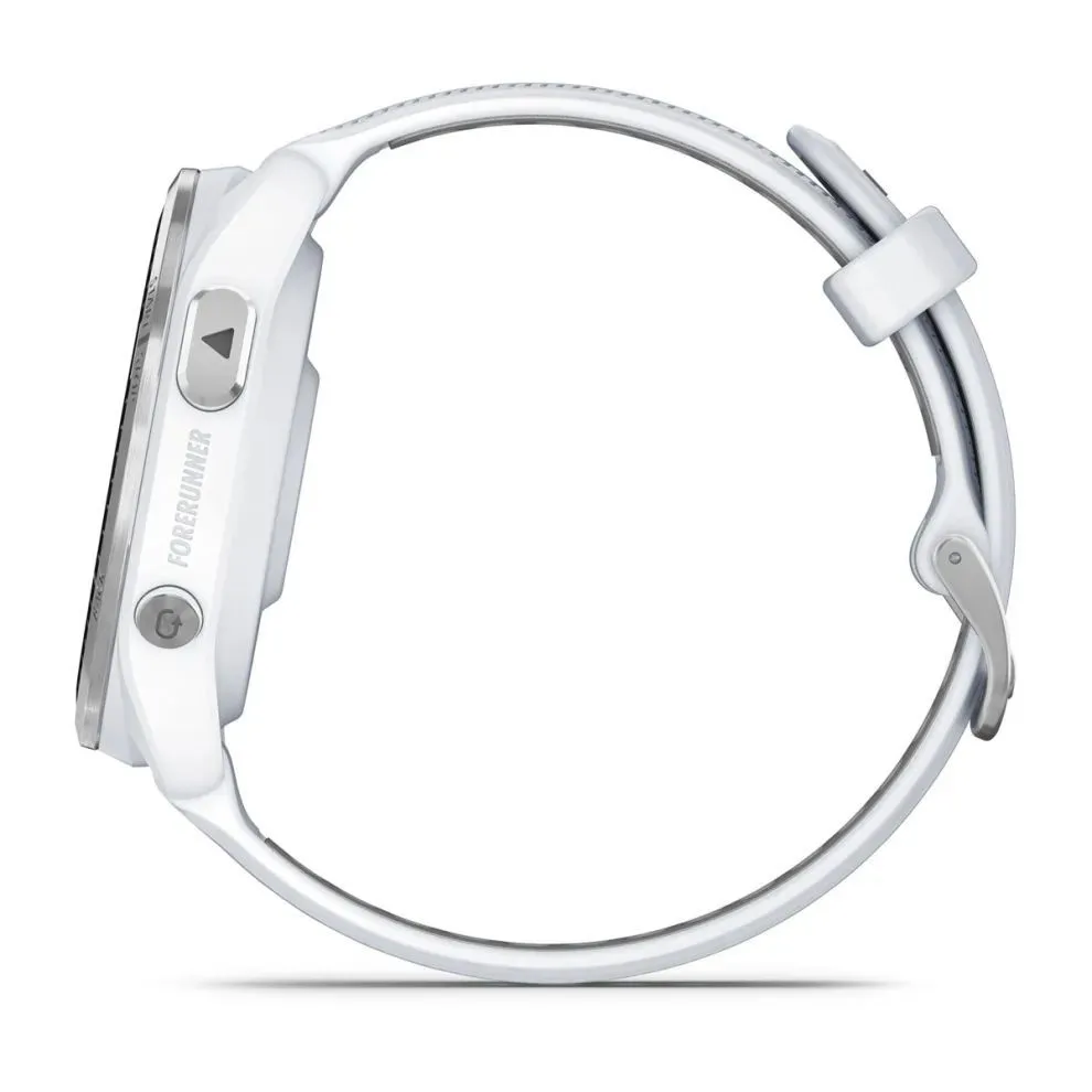 Часы Garmin Forerunner 965 Amoled Whitestone/Powder Gray Titanium