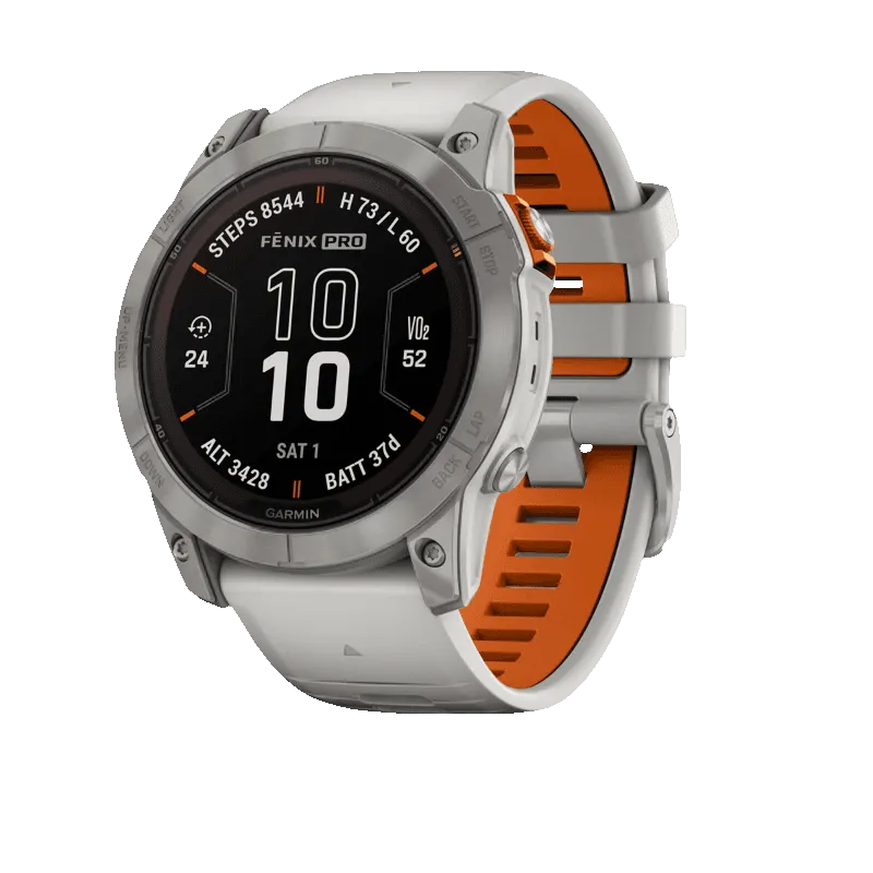 Часы Garmin Fenix 7X Pro - Sapphire Solar Titanium Fog Gray