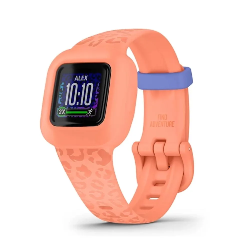 Часы Garmin Vivofit JR. 3 Peach Leopard