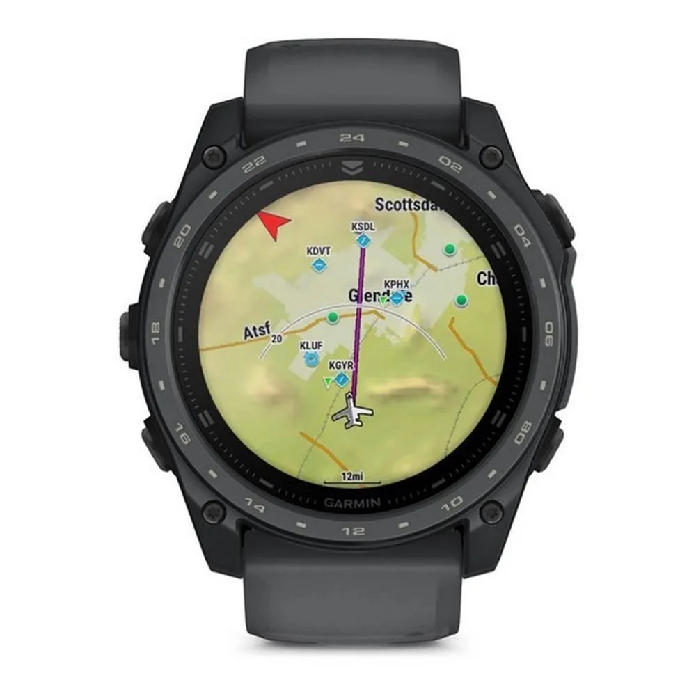 Часы Garmin Tactix 8 - 51mm AMOLED Cerakote Ultralight Solver Slate Gray