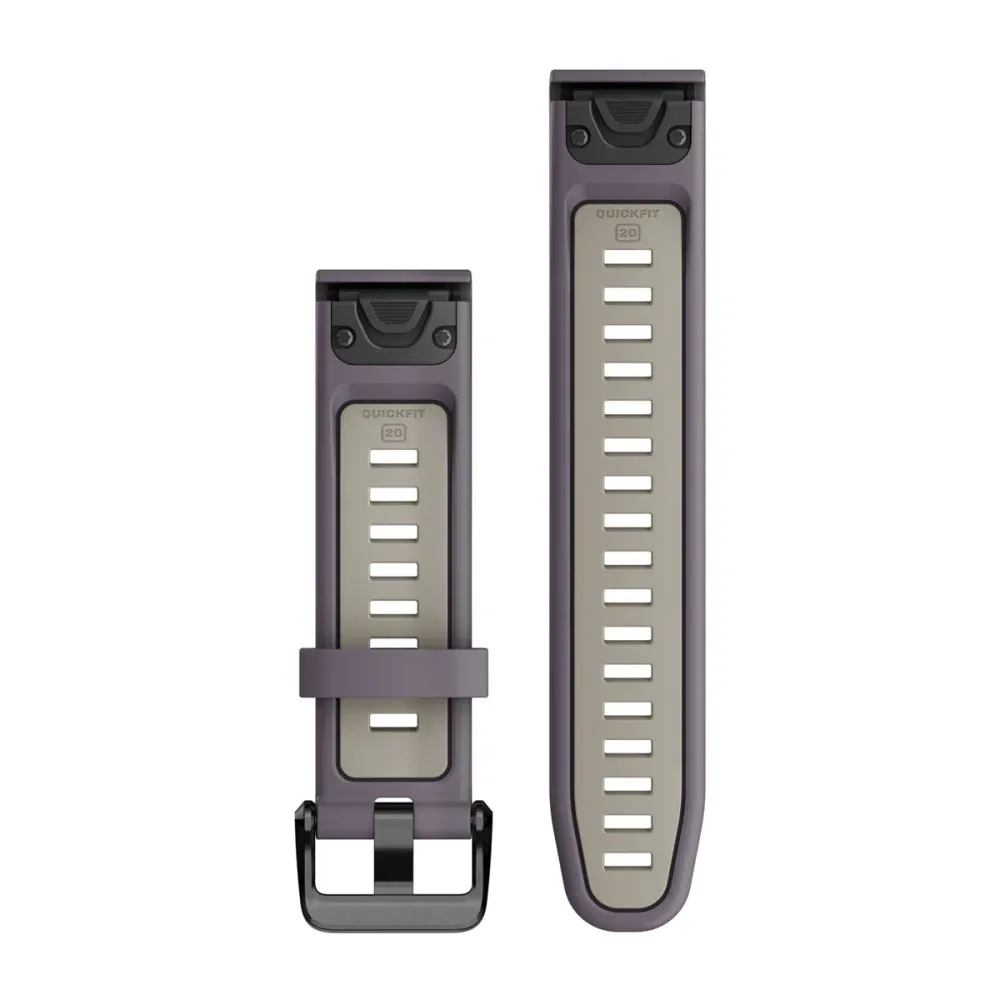 Ремешок Garmin Quickfit 20 Watch Band Deep Orchid/Light Sand Silicone