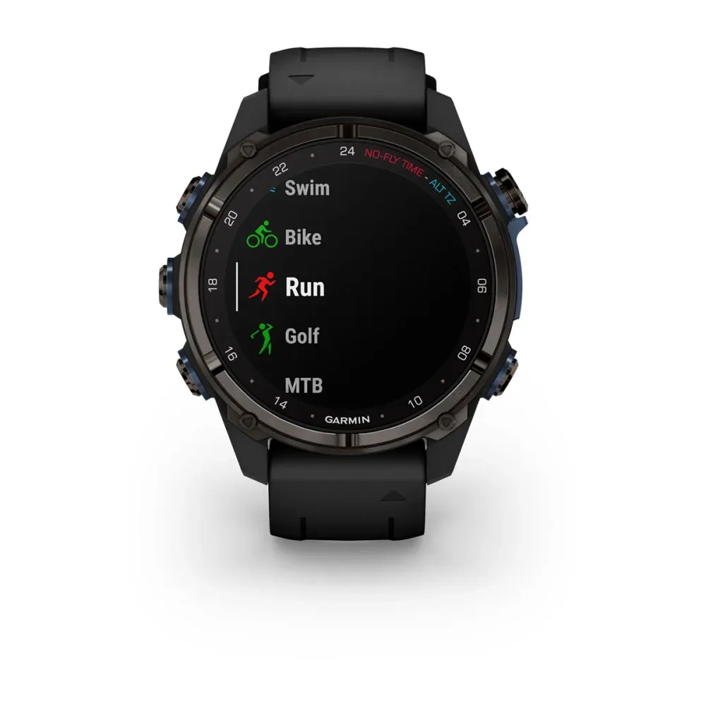 Часы Garmin Descent Mk3i - 43 mm Carbon Gray DLC Titanium / Black Silicone Band