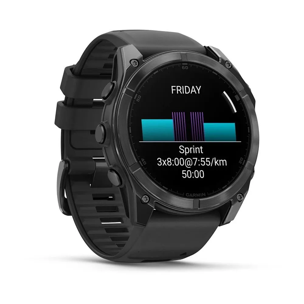 Часы Garmin Fenix 8 - 51 mm AMOLED Slate Gray / Black