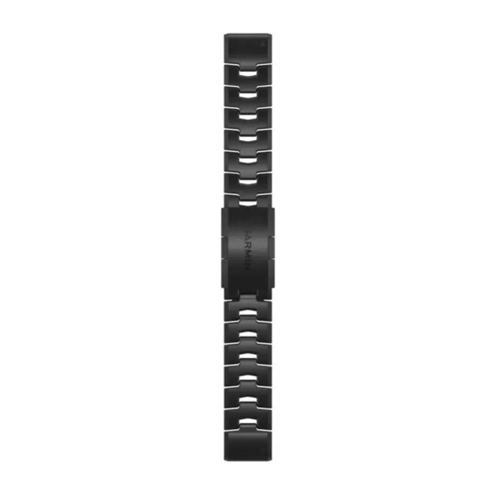 Ремешок Garmin Quickfit 22 Watch Band Vented Titanium Bracelet with Carbon Gray DLC Coating