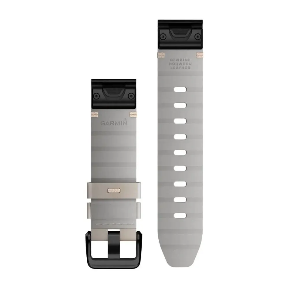 Ремешок Garmin Quickfit 20 Watch Band Limestone Leather