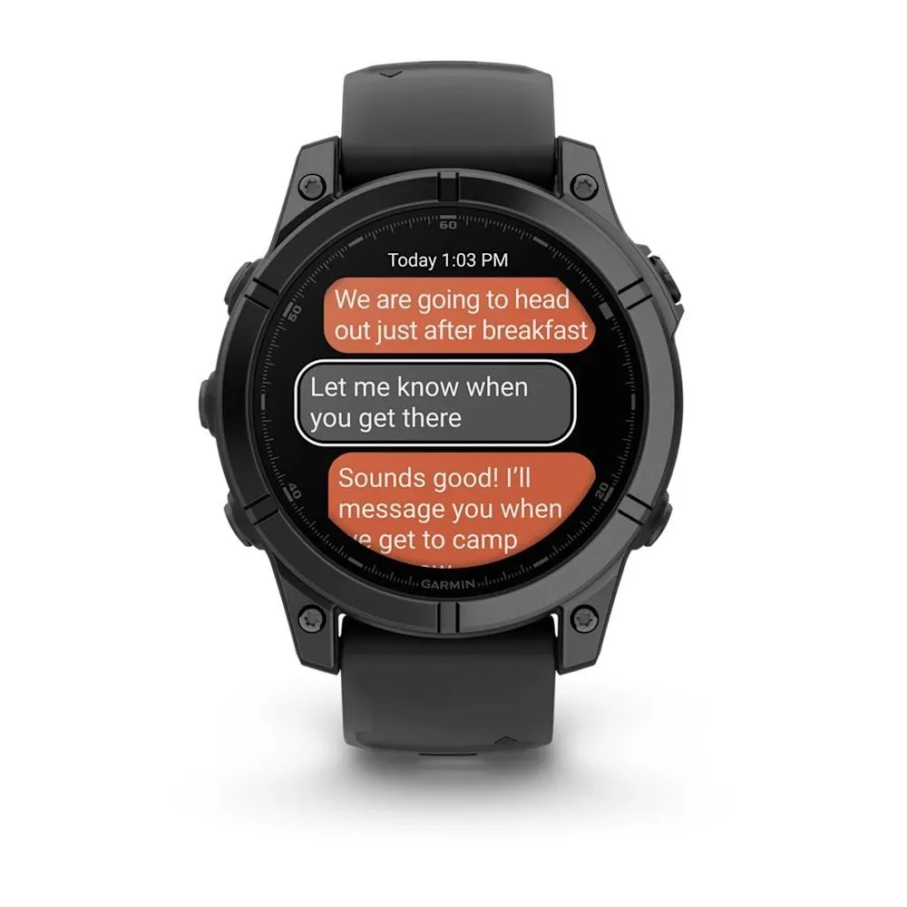 Часы Garmin Fenix E - 47 mm AMOLED Slate Gray Steel / Black