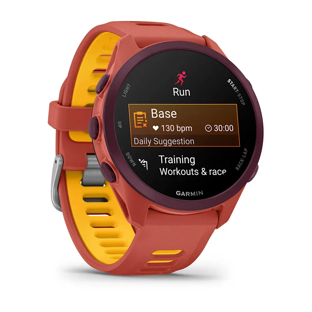 Часы Garmin Forerunner 170 Music Red Pink/Mango Band