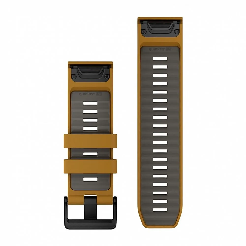 Ремешок Garmin Quickfit 26 Watch Band Autumn/Pebble Gray Silicone