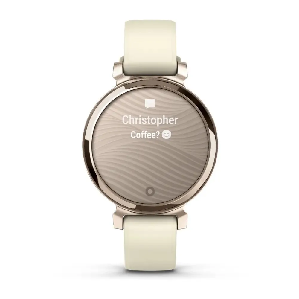 Часы Garmin Lily 2 Cream Gold / Coconut Silicone Band