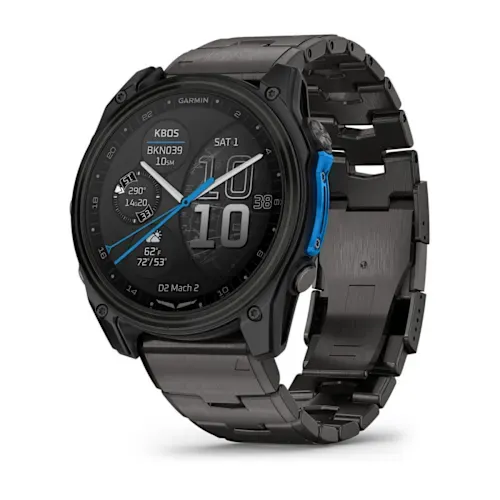 Часы Garmin D2 Mach 2 – 51 mm Carbon Gray DLC Titanium / Vented Titanium Bracelet