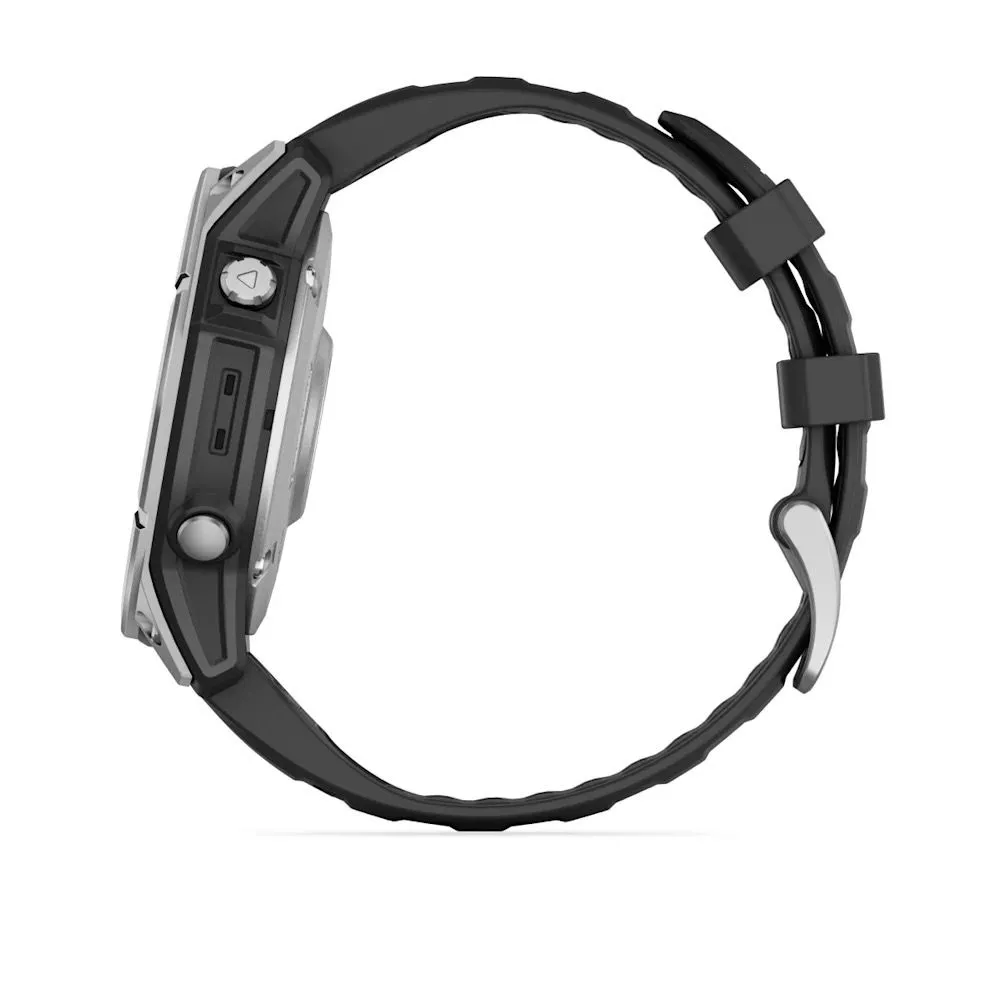 Часы Garmin Fenix E - 47 mm AMOLED Stainless Steel / Black