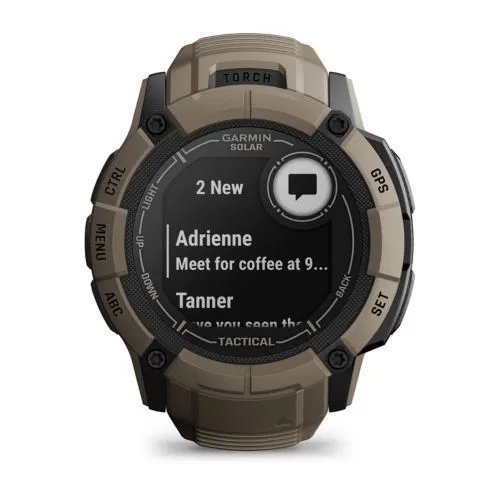 Часы Garmin Instinct 2X Solar - Tactical Edition Coyote Tan