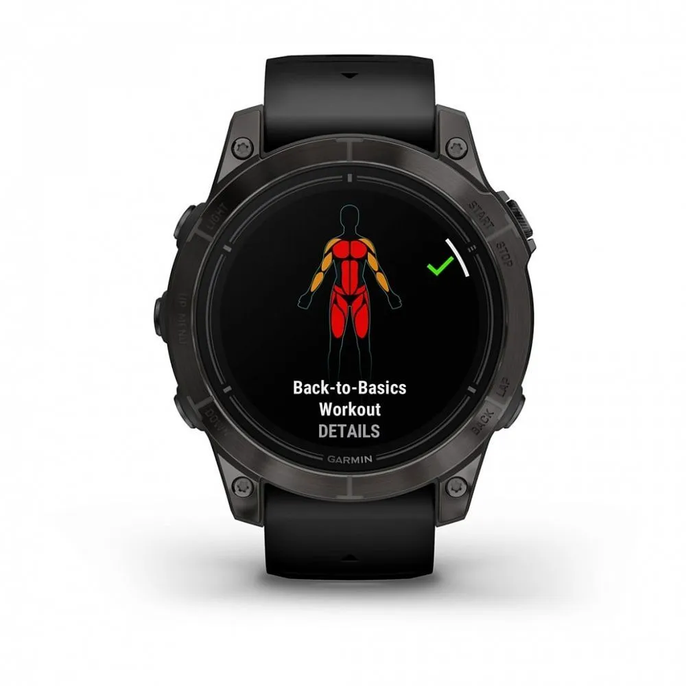 Часы Garmin Epix Pro (Gen 2) Sapphire Edition 47 mm Carbon Gray DLC Titanium