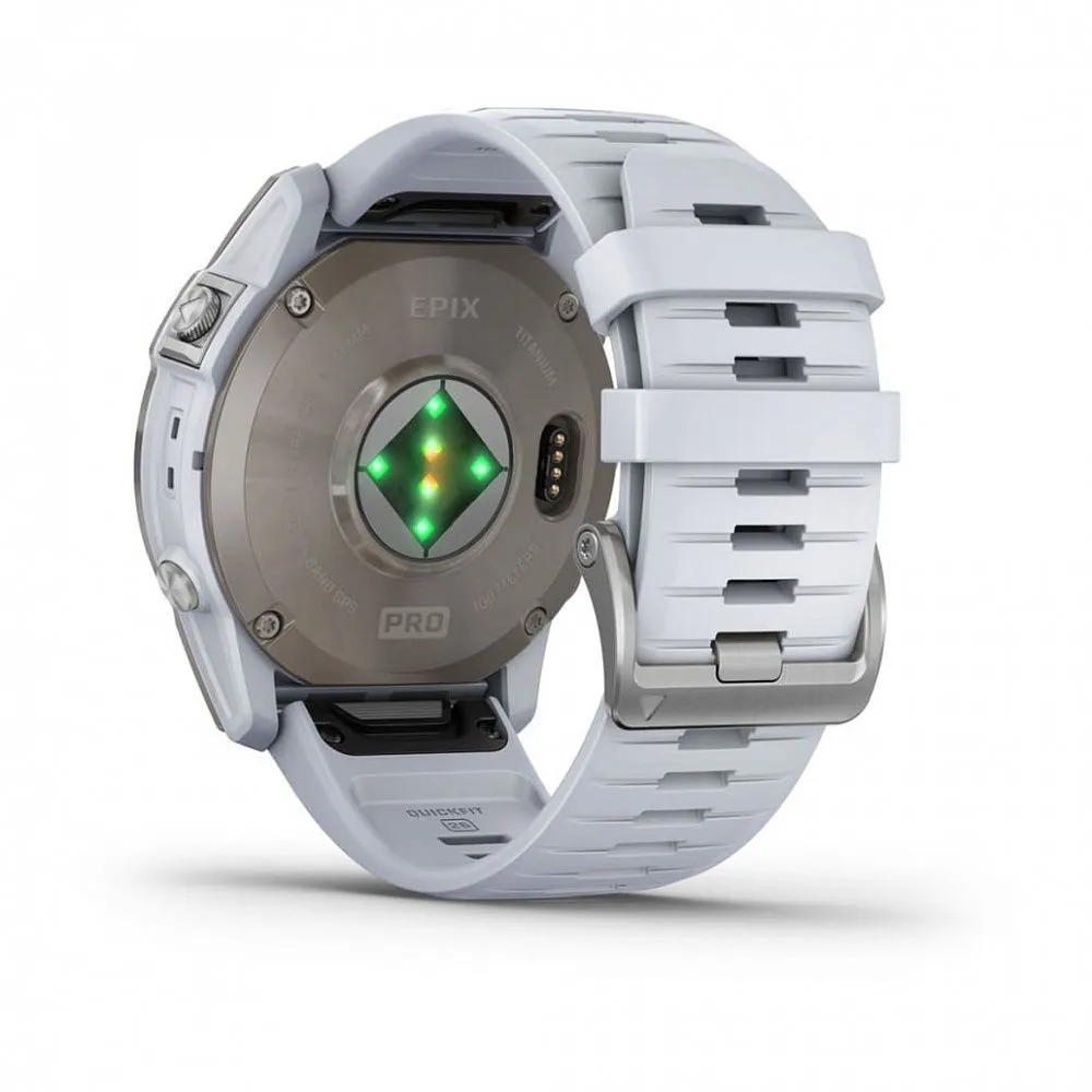 Часы Garmin Epix Pro (Gen 2) Sapphire Edition 51 mm Titanium Whitestone