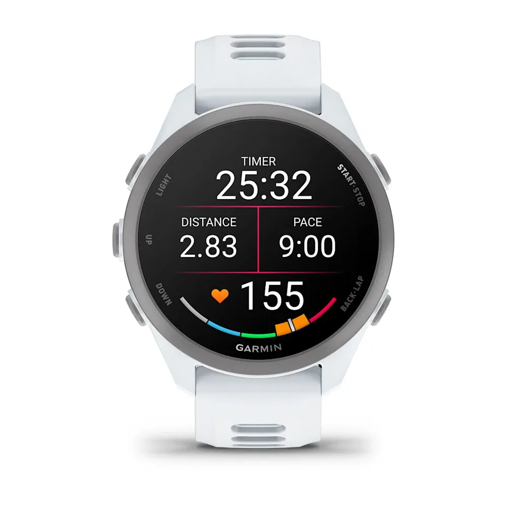 Часы Garmin Forerunner 170 Whitestone/Cloud Blue Band