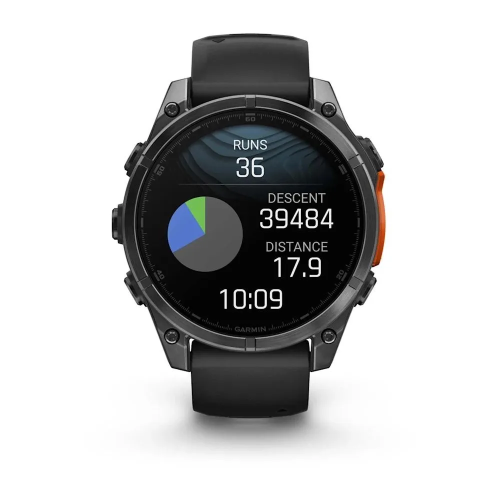 Часы Garmin Fenix 8 - 47 mm AMOLED Slate Gray / Black