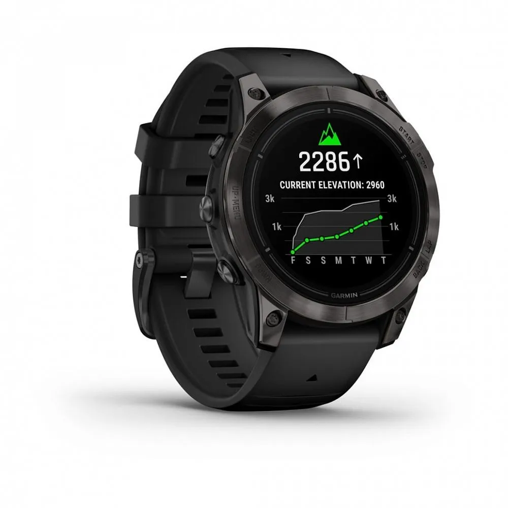 Часы Garmin Epix Pro (Gen 2) Sapphire Edition 47 mm Carbon Gray DLC Titanium
