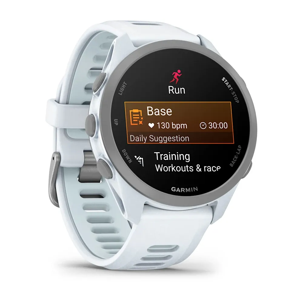 Часы Garmin Forerunner 170 Whitestone/Cloud Blue Band