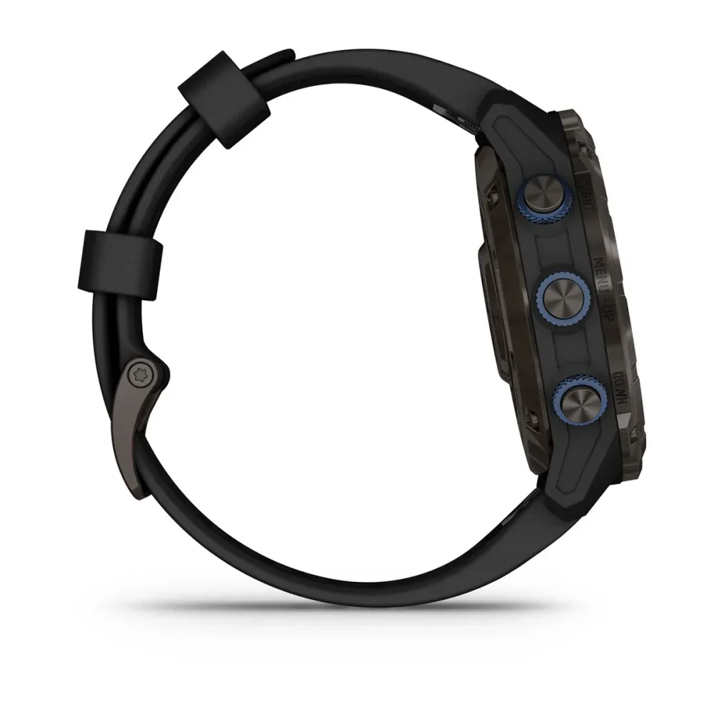 Часы Garmin Descent Mk3i - 51 mm Carbon Gray DLC Titanium / Black Silicone Band