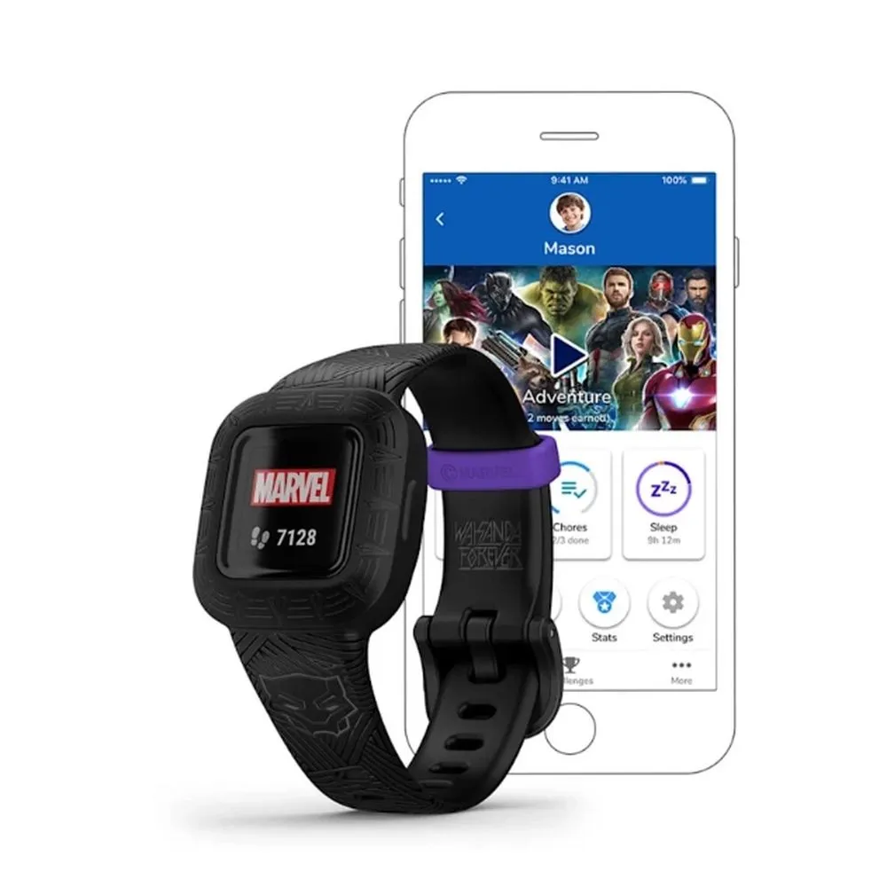 Часы Garmin Vivofit JR. 3 - Marvel Black Panther