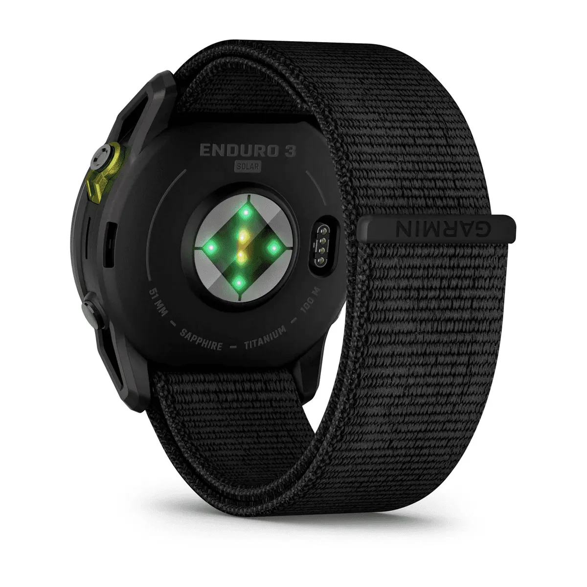Часы Garmin Enduro 3 - 51 mm Solar Sapphire Carbon Gray DLC Titanium / Black UltraFit Nylon Strap