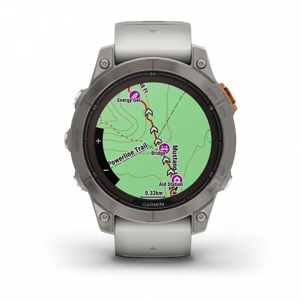 Часы Garmin Fenix 7 Pro - Sapphire Solar Titanium Fog Gray