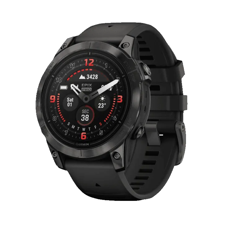 Часы Garmin Epix Pro (Gen 2) Sapphire Edition 47 mm Carbon Gray DLC Titanium