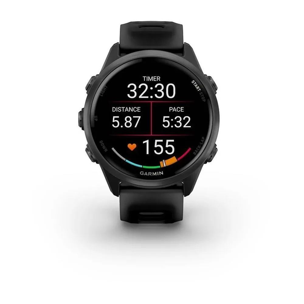 Часы Garmin Forerunner 570 - 42 mm Slate Gray Aluminum Translucent Black / Black