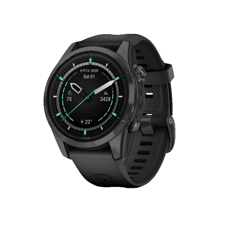 Часы Garmin Epix Pro (Gen 2) Sapphire Edition 42 mm Carbon Gray DLC Titanium