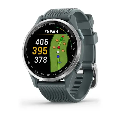 Часы Garmin Approach S44 Silver / Twilight Silicone Band