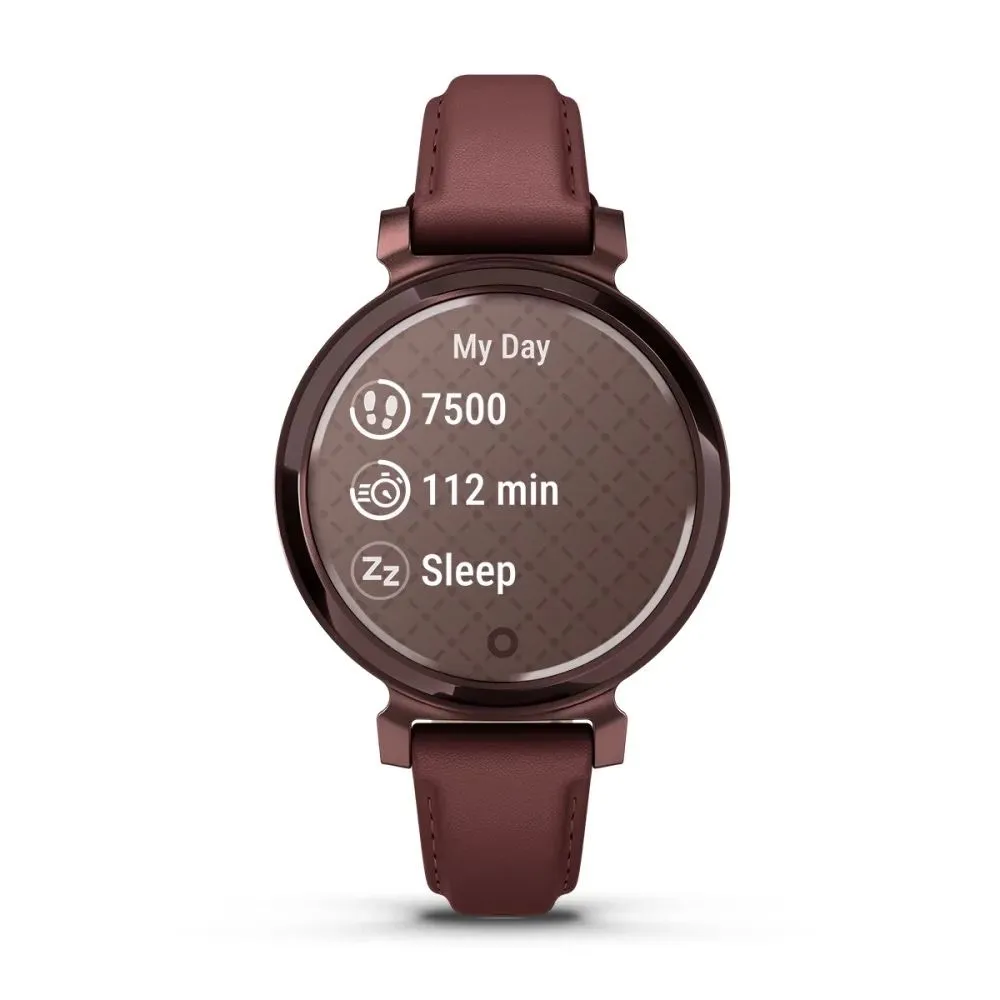 Часы Garmin Lily 2 Classic Dark Bronze Mulberry Leather Band