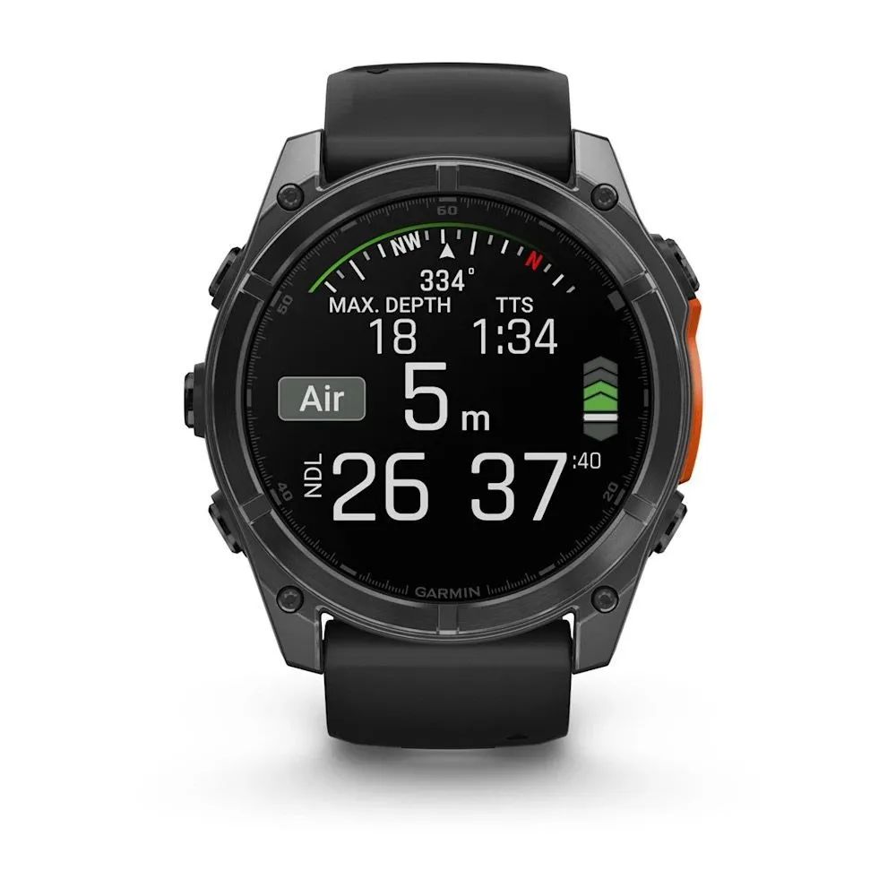 Часы Garmin Fenix 8 - 51 mm AMOLED Slate Gray / Black