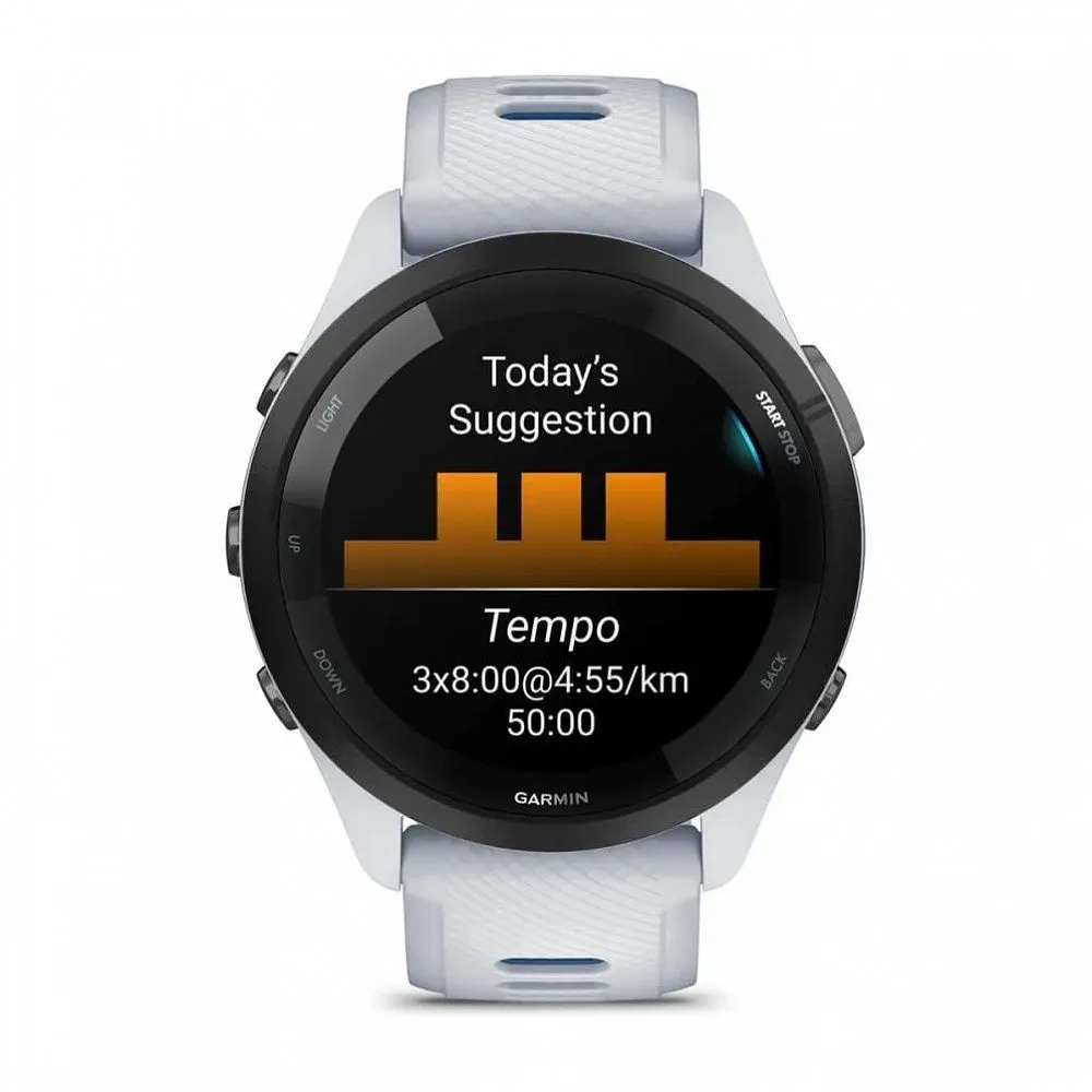 Часы Garmin Forerunner 265 Amoled Whitestone/Tidal Blue
