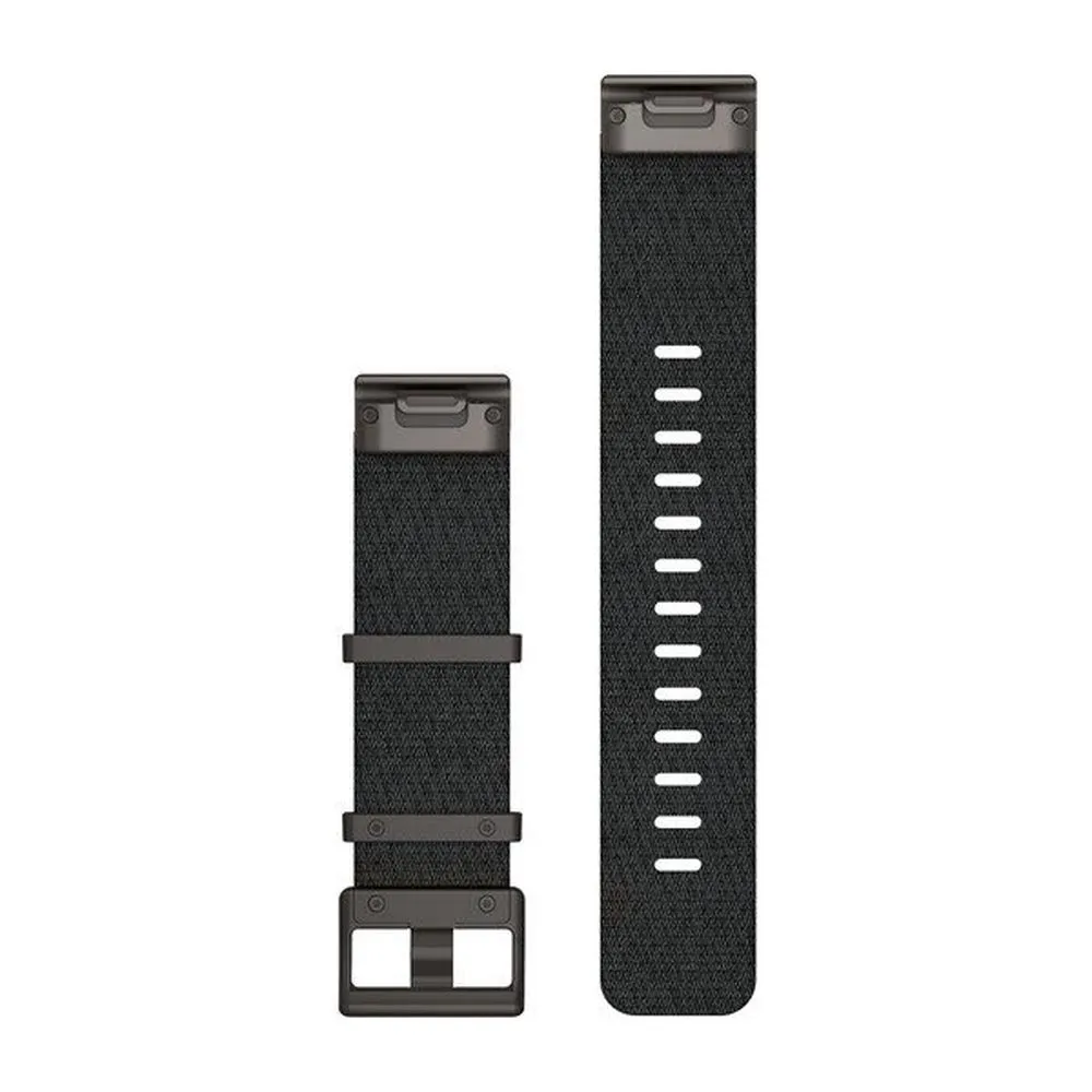 Ремешок Garmin MARQ Jacquard-Weave Nylon Strap - Heathered Black