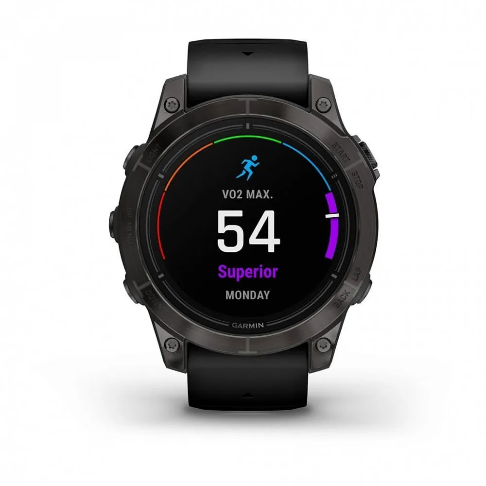 Часы Garmin Epix Pro (Gen 2) Sapphire Edition 47 mm Carbon Gray DLC Titanium