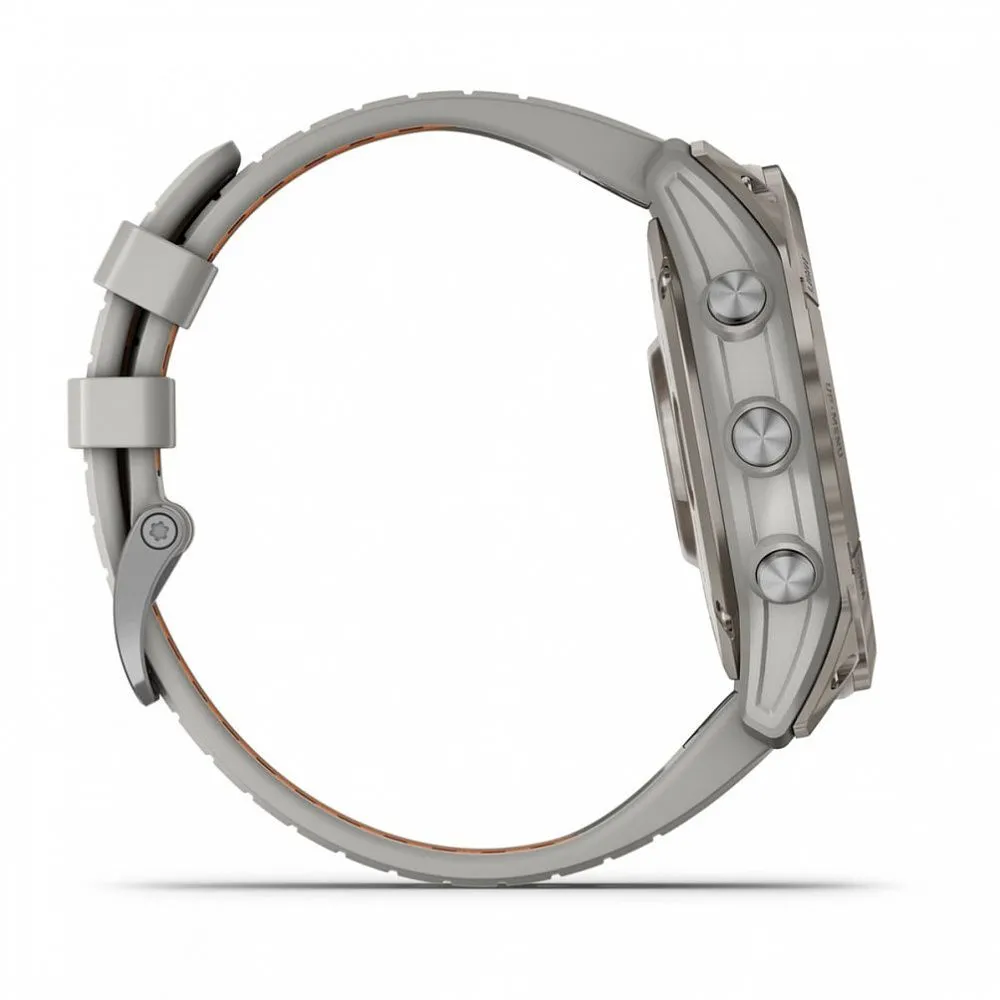 Часы Garmin Fenix 7X Pro - Sapphire Solar Titanium Fog Gray