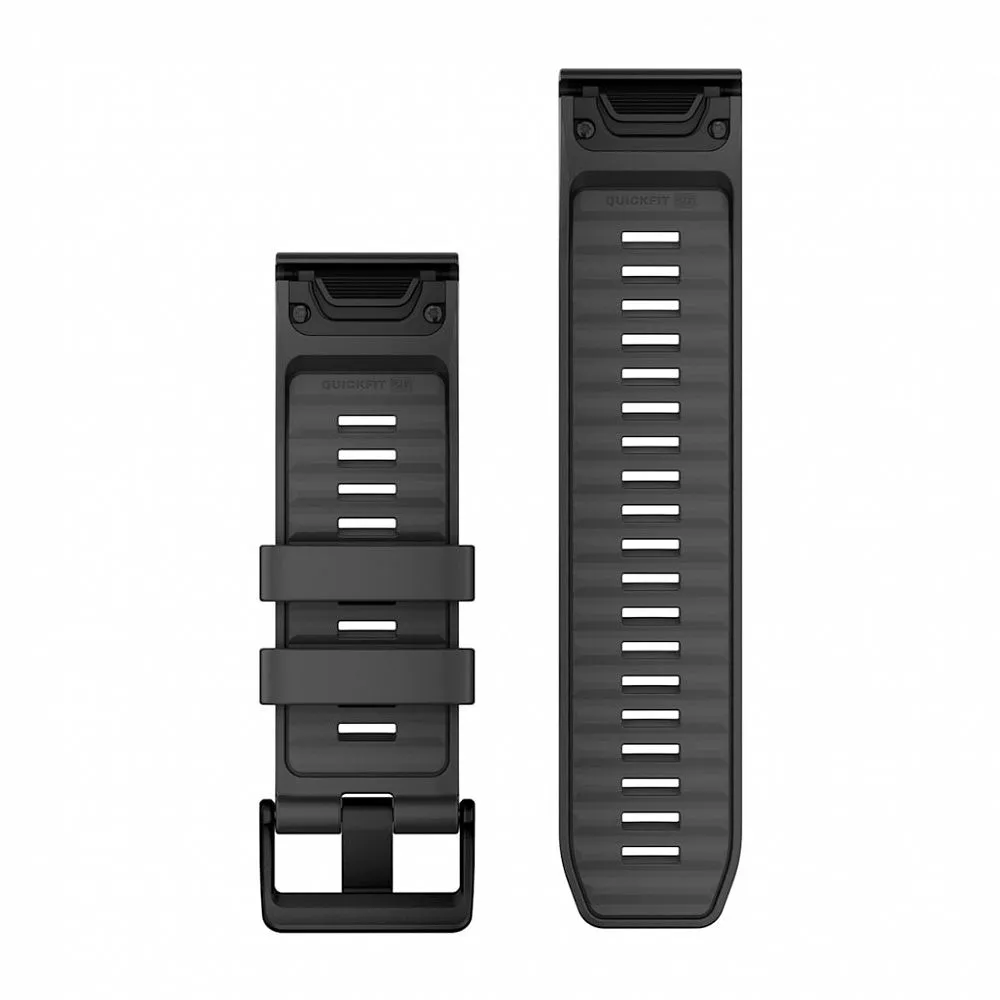 Ремешок Garmin Quickfit 26 Watch Band Graphite/Black Silicone