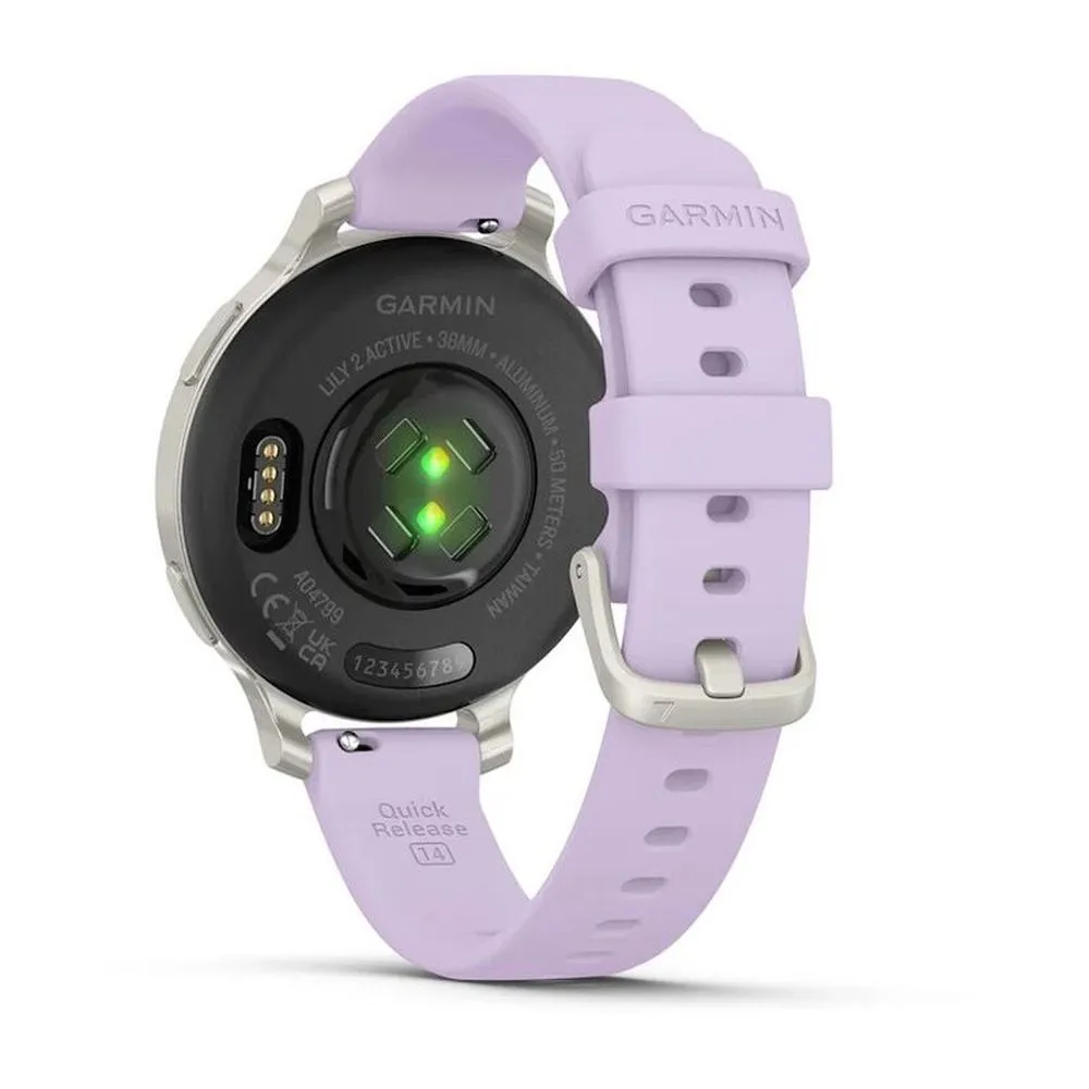 Часы Garmin Lily 2 Active Silver / Purple Jasmine Silicone