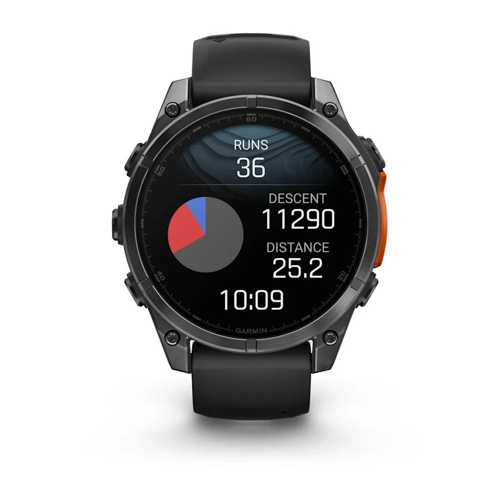 Часы Garmin Fenix 8 - 47 mm AMOLED Slate Gray / Black