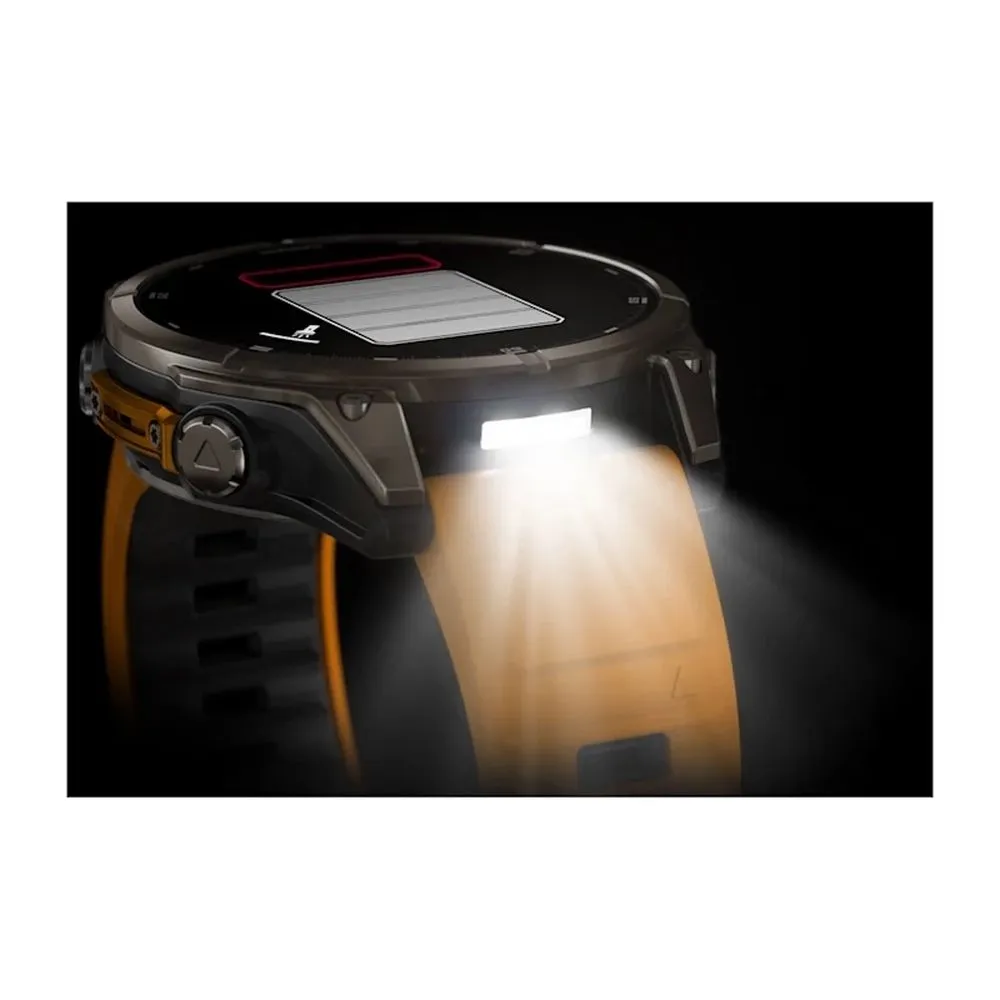 Часы Garmin Fenix 8 - 47 mm AMOLED Sapphire Titanium Spark Orange / Graphite Б/У