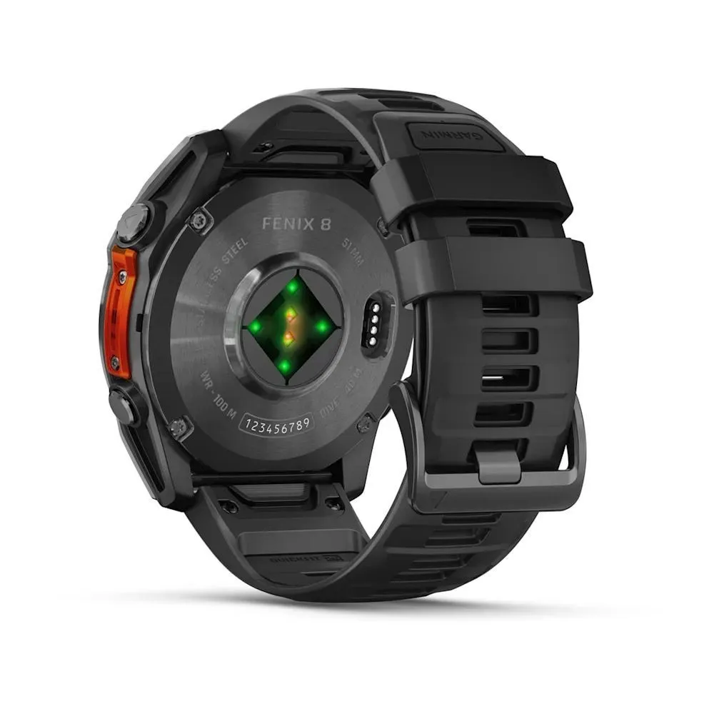 Часы Garmin Fenix 8 - 51 mm AMOLED Slate Gray / Black