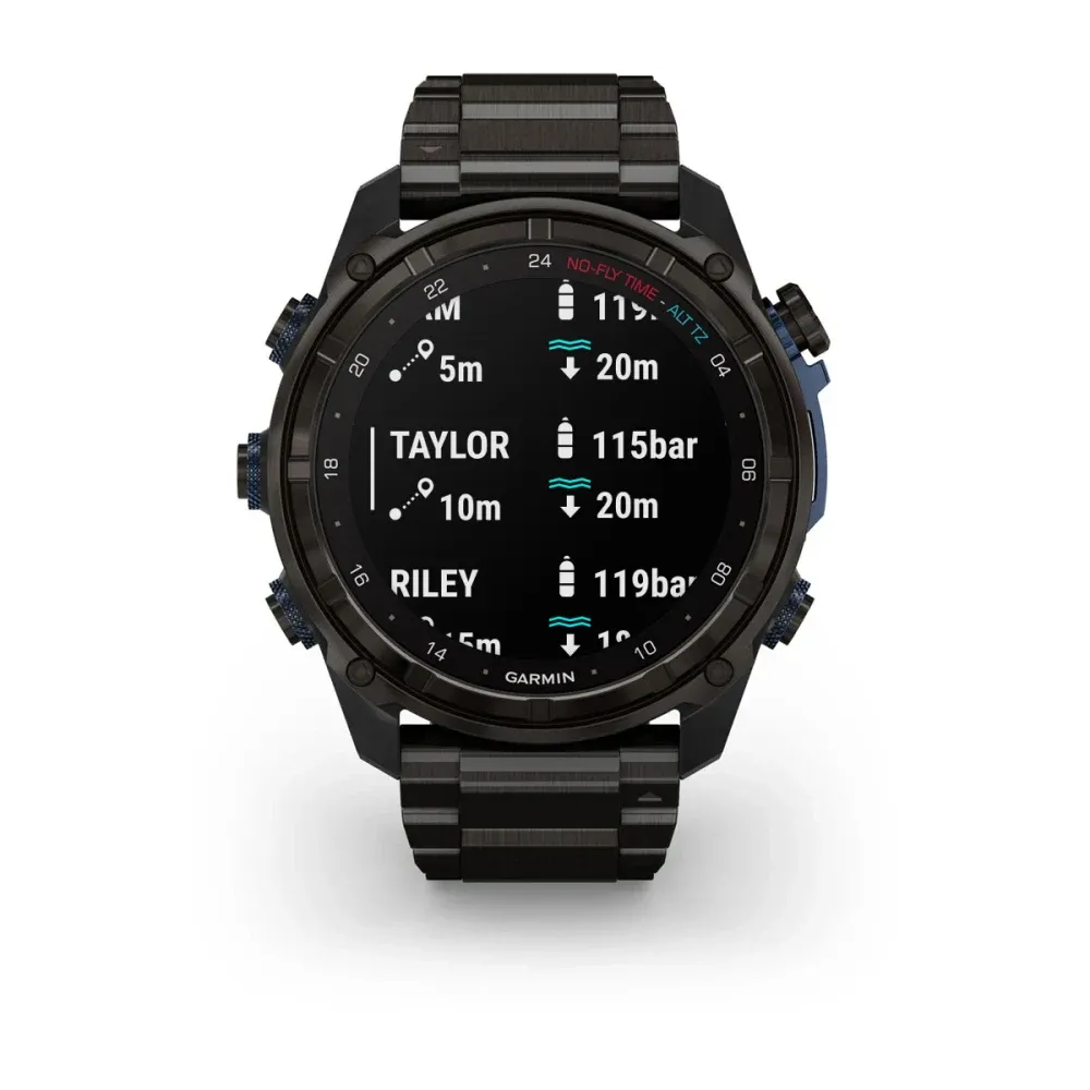 Часы Garmin Descent Mk3i - 51 mm Carbon Gray DLC Titanium / DLC Titanium Band