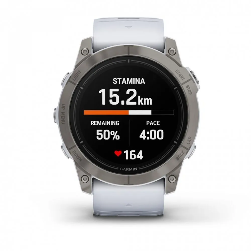 Часы Garmin Epix Pro (Gen 2) Sapphire Edition 51 mm Titanium Whitestone