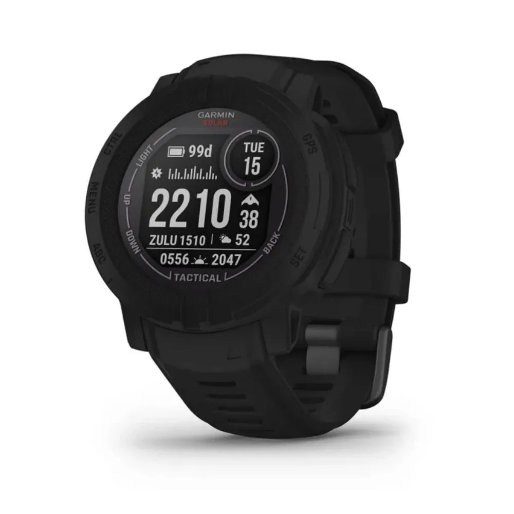 Часы Garmin Instinct 2 Solar - Tactical Edition Black